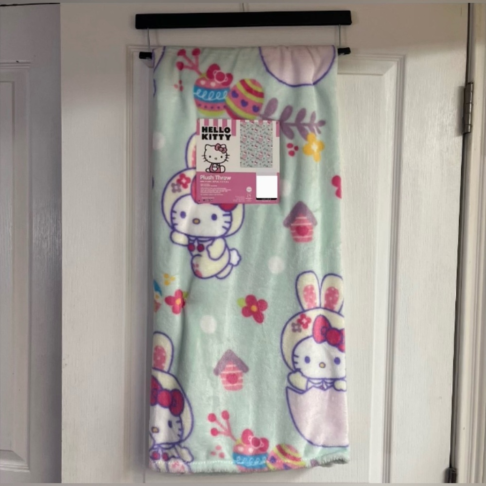 Hello Kitty Easter Blanket NWT